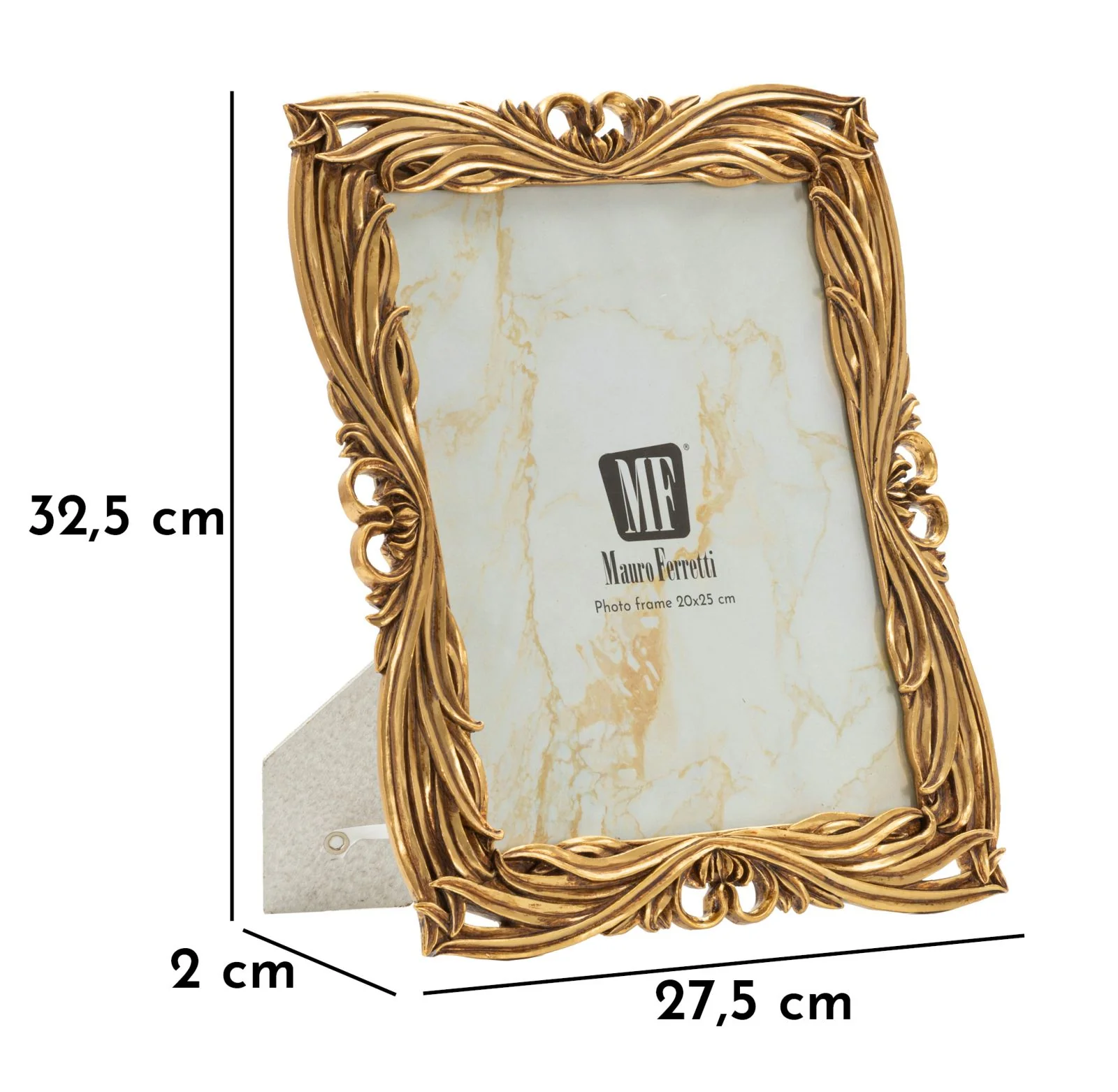 Cornice Baroque Cm 27,5X2X32,5 Misura Interna Cm 20X25 - Image 6