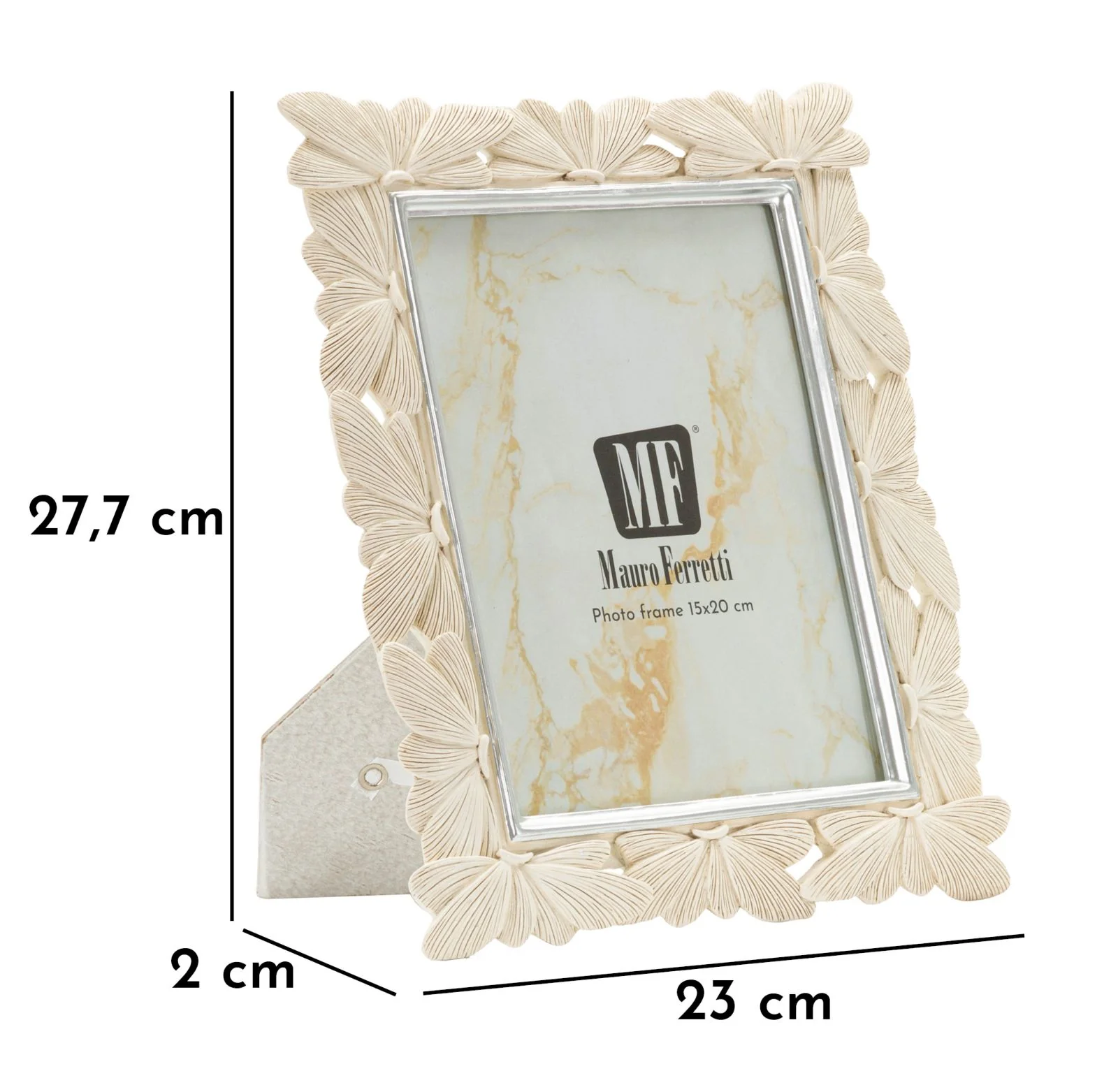 Cornice Butterfly Cm 23X27,7X2 Misura Interna Cm 15X20 Elegante - Image 6