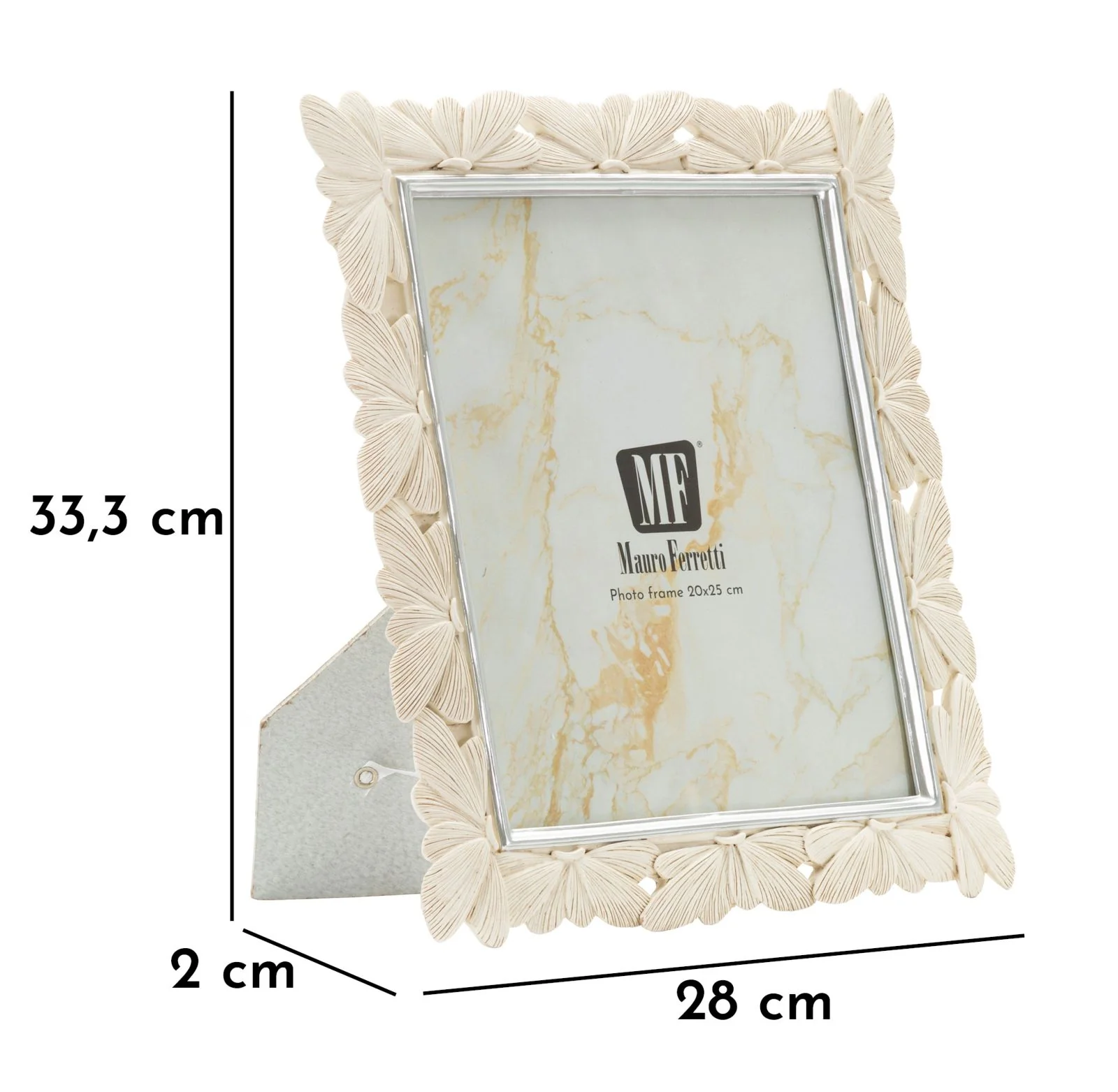 Cornice Butterfly Cm 28X2X33,3 Con Misura Interna Cm 20X25 - Image 6