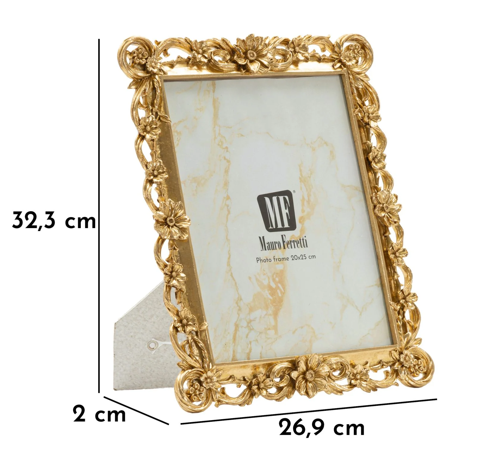Cornice Classic Cm 26,9X2X32,3 Misura Interna Cm 20X25 - Image 6