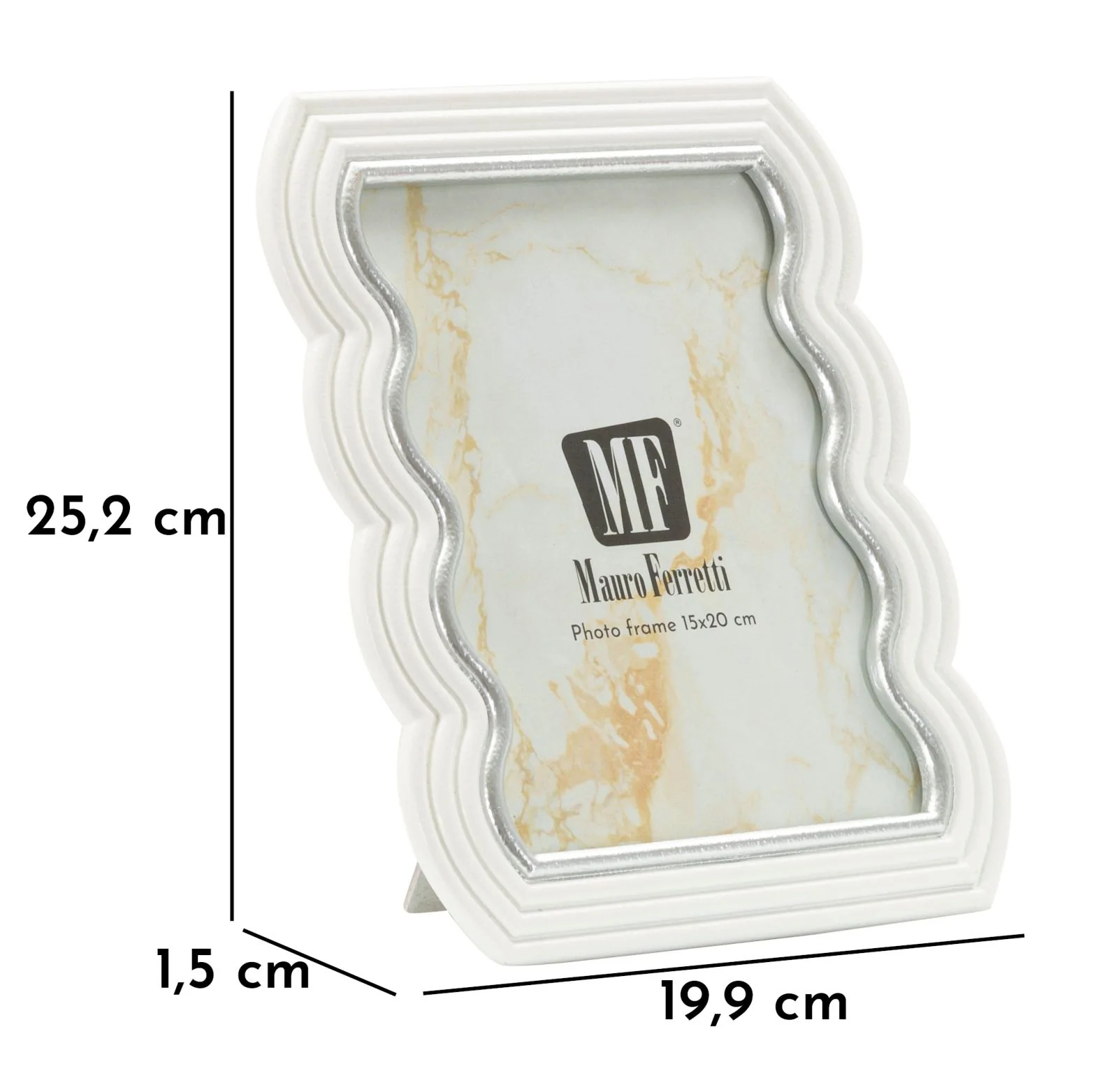 Cornice Curty Cm 19,9X1,5X25,2 Misura Interna Cm 15X20 Elegante - Image 6