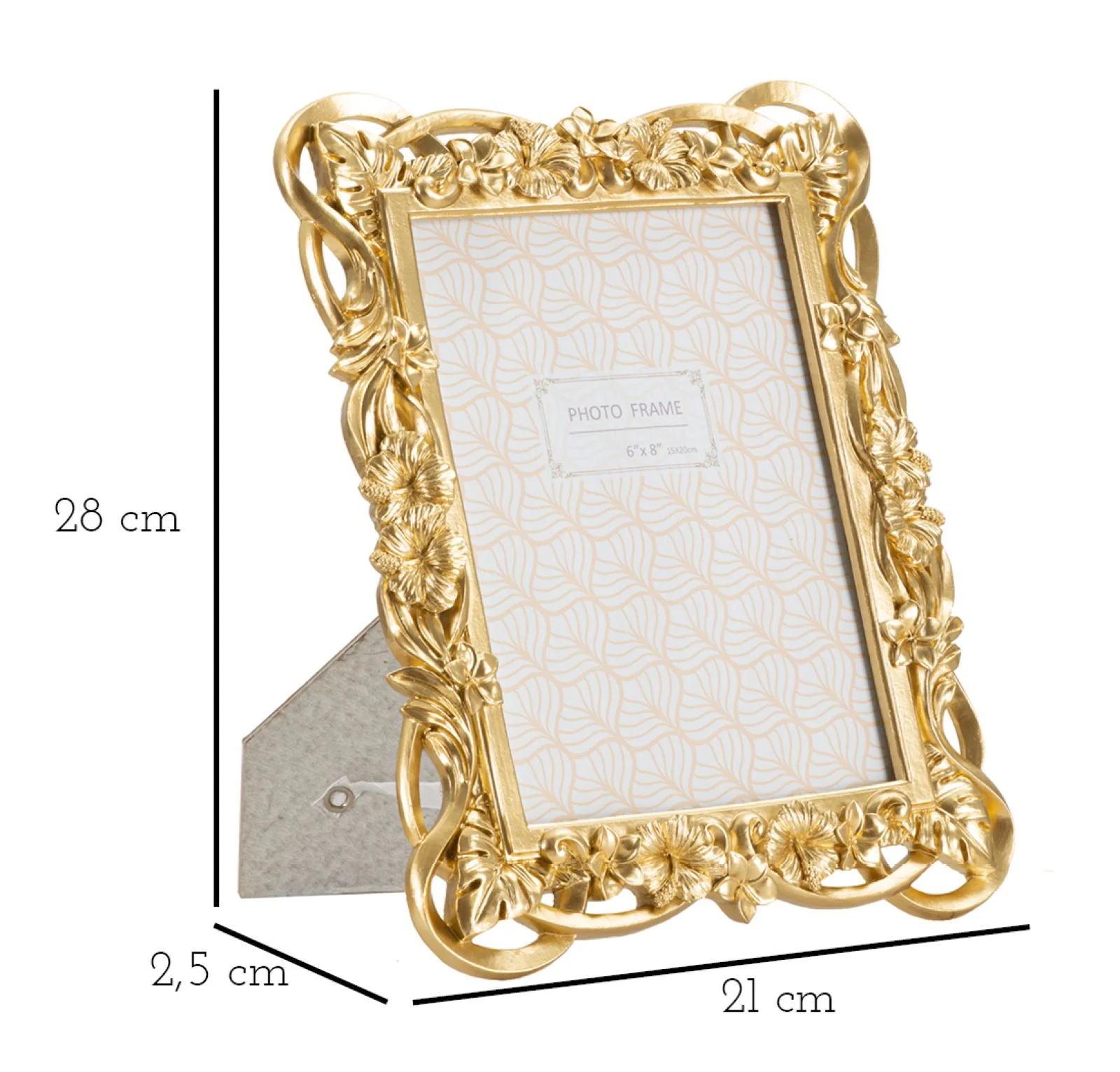 Cornice Flossy Elegante 22,5x2,5x28 cm (Interna 15x20 cm) - Image 6