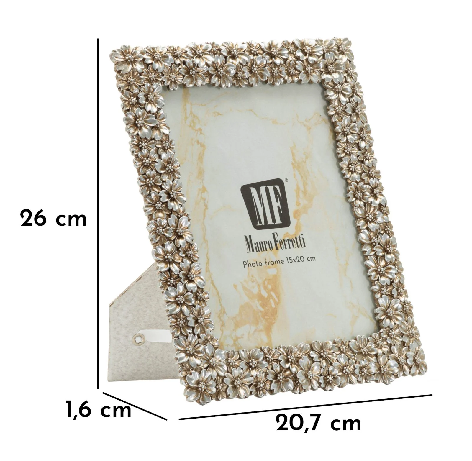 Cornice Flowy Cm 20,7X1,6X26 Misura Interna Cm 15X20 Decorativa - Image 6