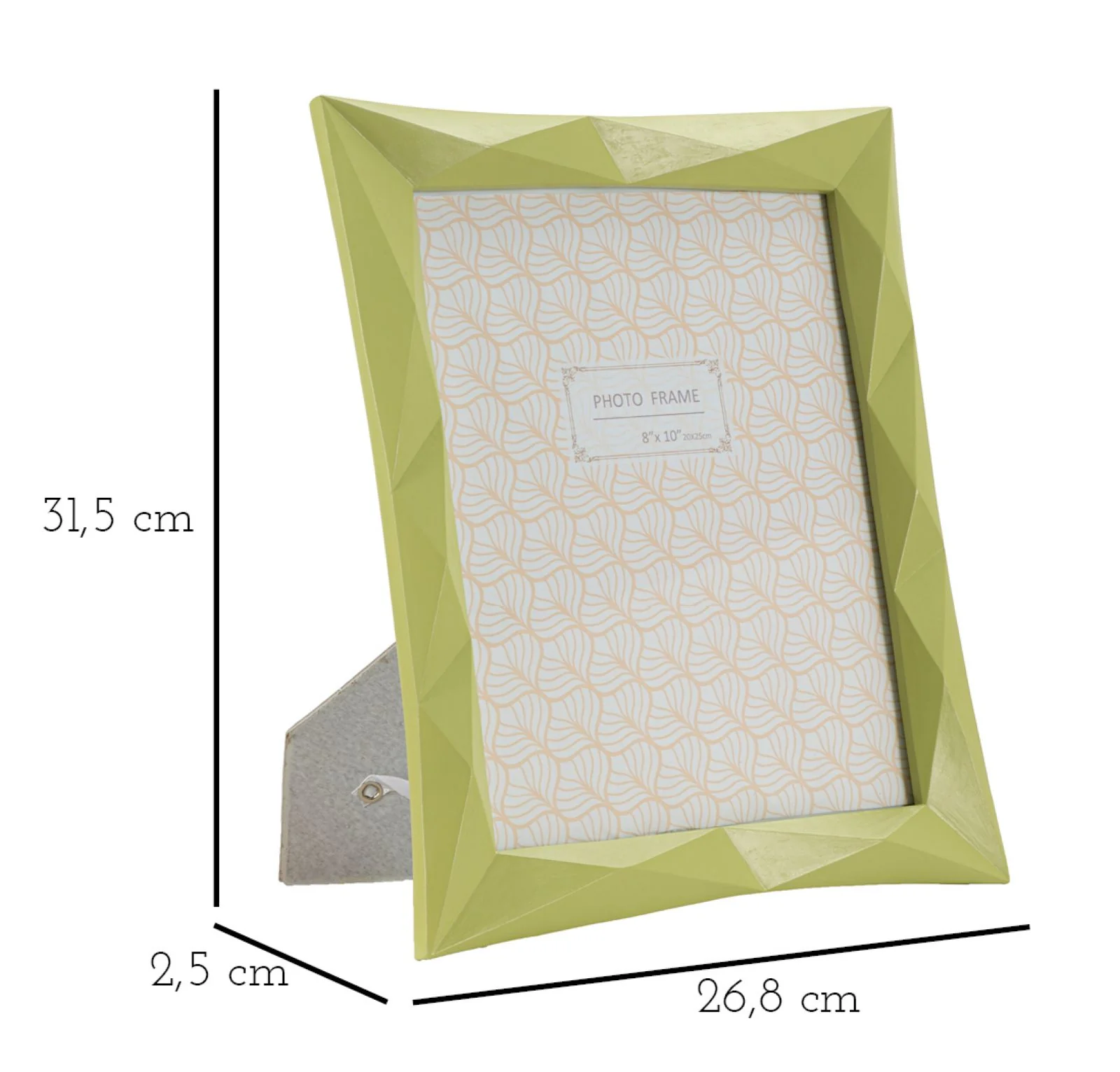 Cornice Elegante Verde cm 26,8x2,5x31,5 (misura interna cm 20x25) - Image 6