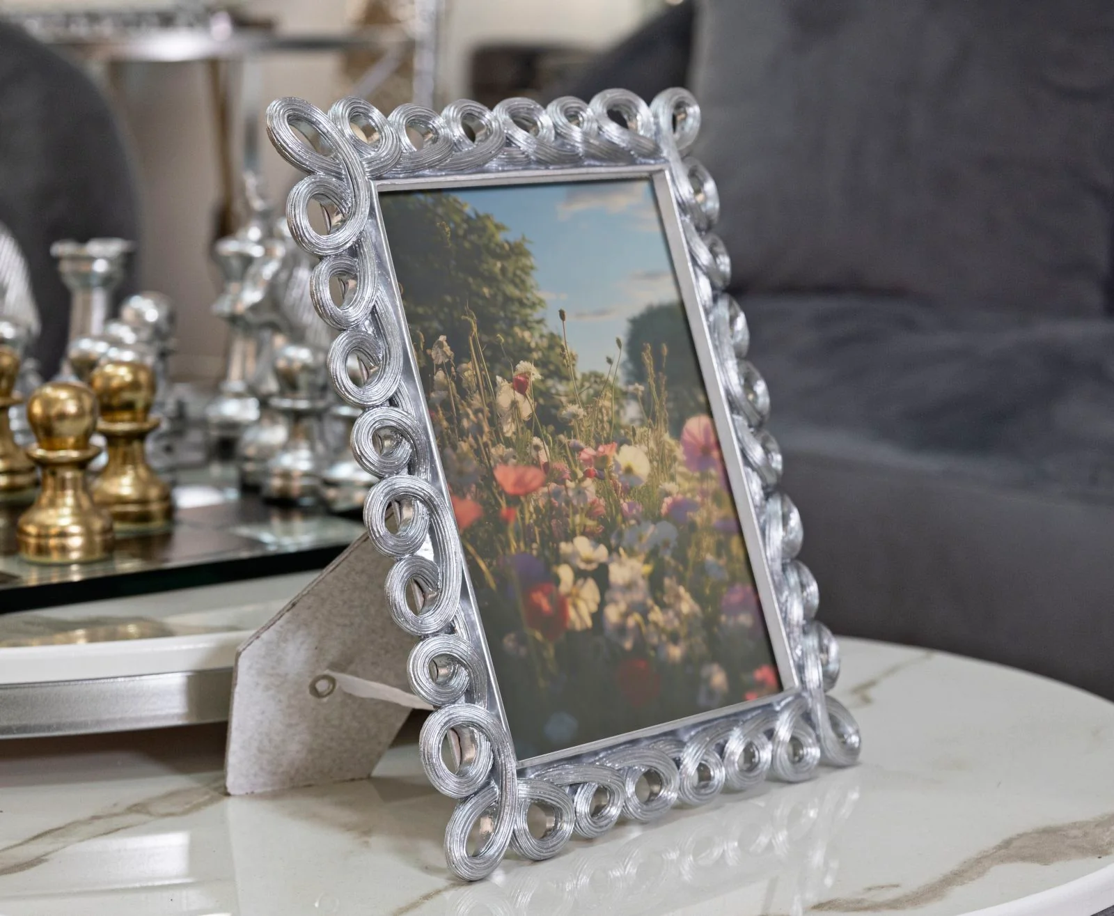 Cornice Hollow Cm 20,8X1,9X25,9 Misura Interna Cm 15X20 Design Elegante - Image 5