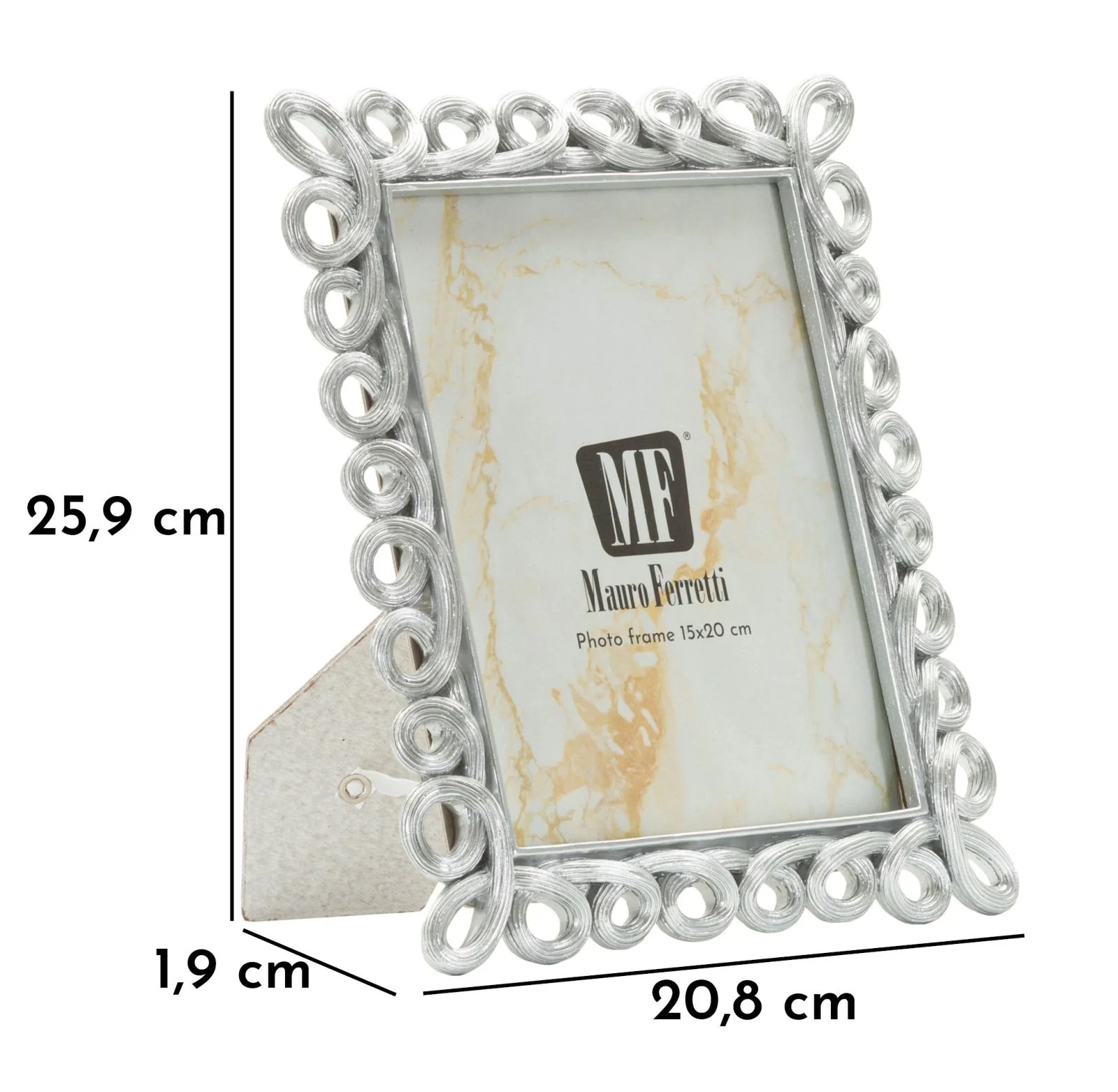 Cornice Hollow Cm 20,8X1,9X25,9 Misura Interna Cm 15X20 Design Elegante - Image 6