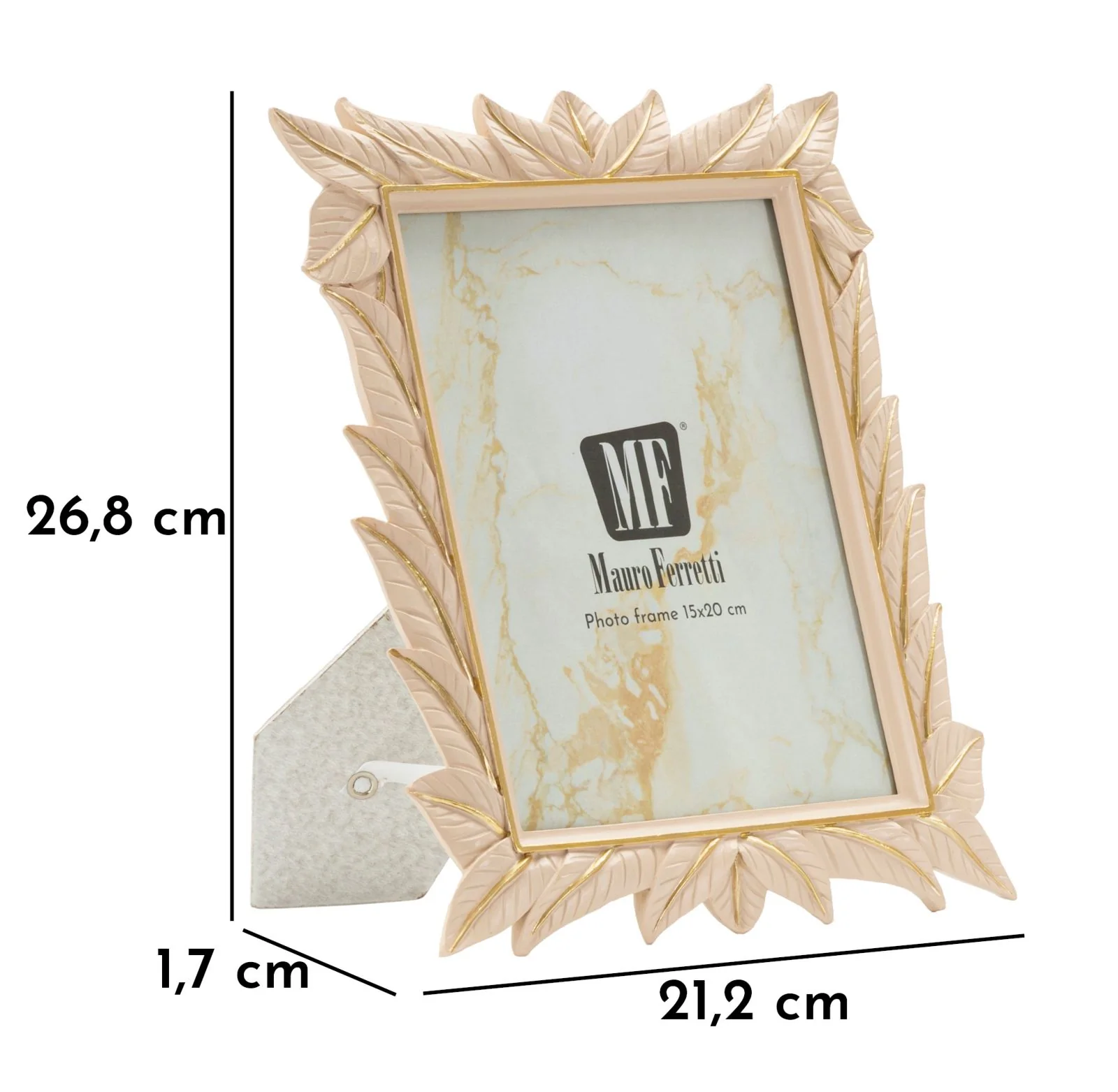 Cornice Leaffy 21,2X1,7X26,8 Misura Interna 15X20 Elegante - Image 6