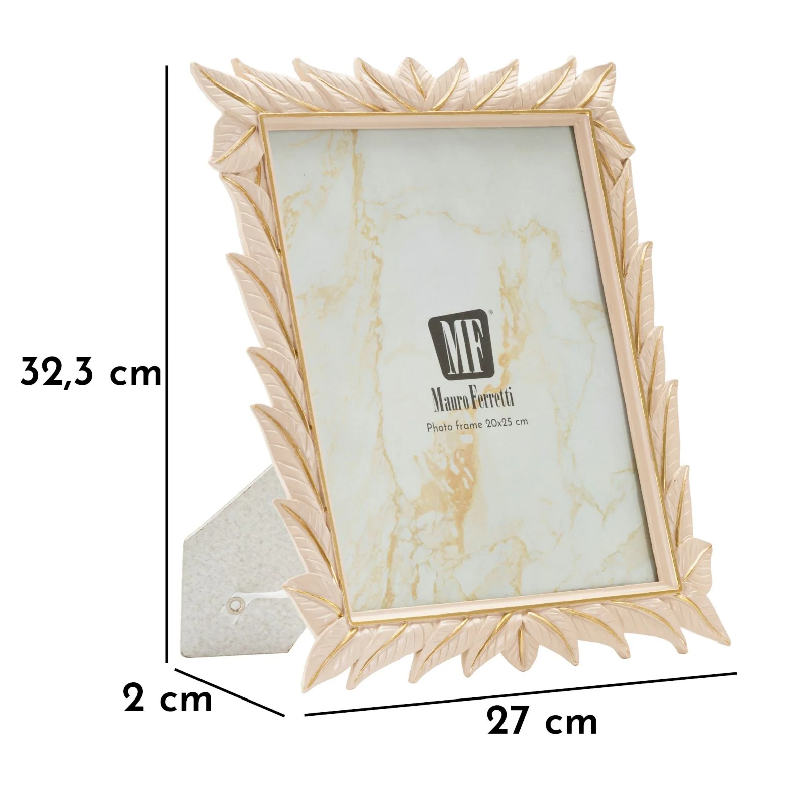 Cornice Leaffy Cm 27X2X32,3 Con Misura Interna Cm 20X25 - Image 6