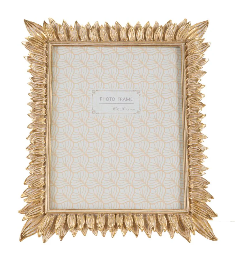 Cornice Molas in Resina con Design a Petali - 28,4x2x33,5 cm (Interna 20x25 cm) - Image 2