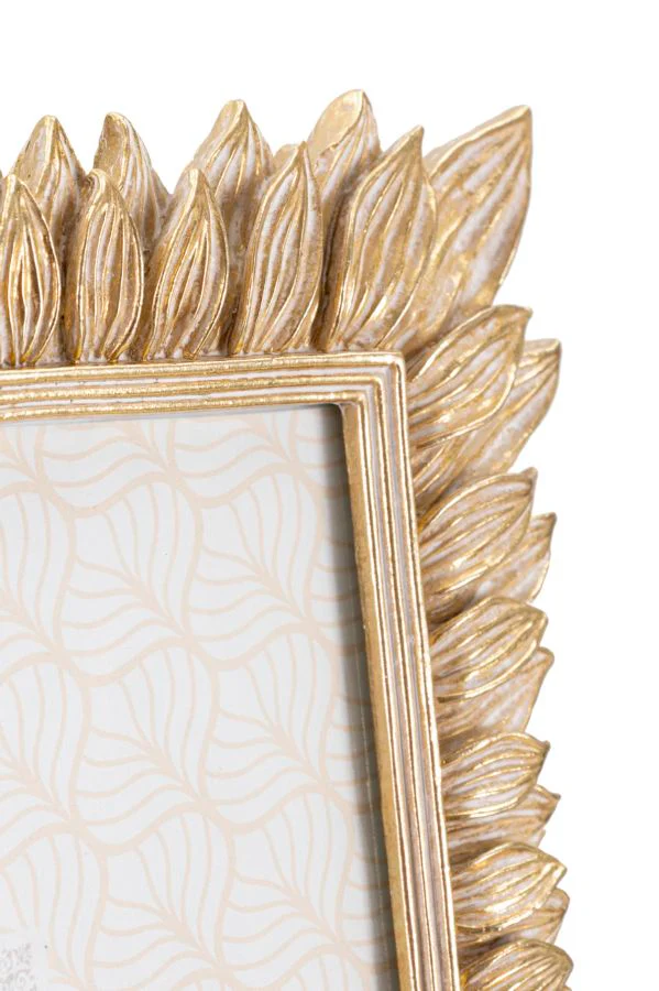 Cornice Molas in Resina con Design a Petali - 28,4x2x33,5 cm (Interna 20x25 cm) - Image 4