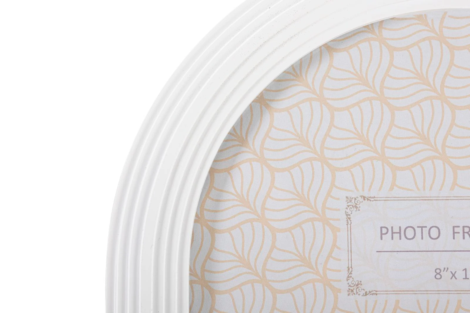 Cornice Ovale Elegante per Foto 20x25 cm - Design Moderno in Resina Bianca - Image 3