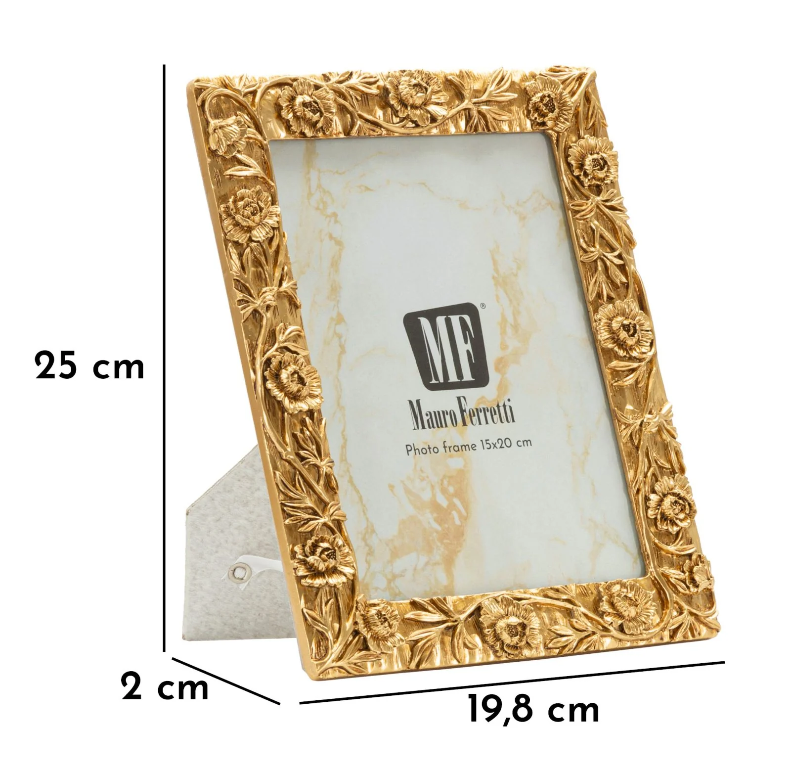 Cornice Poppy Cm 19,8X2X25 Misura Interna Cm 15X20 Elegante - Image 6