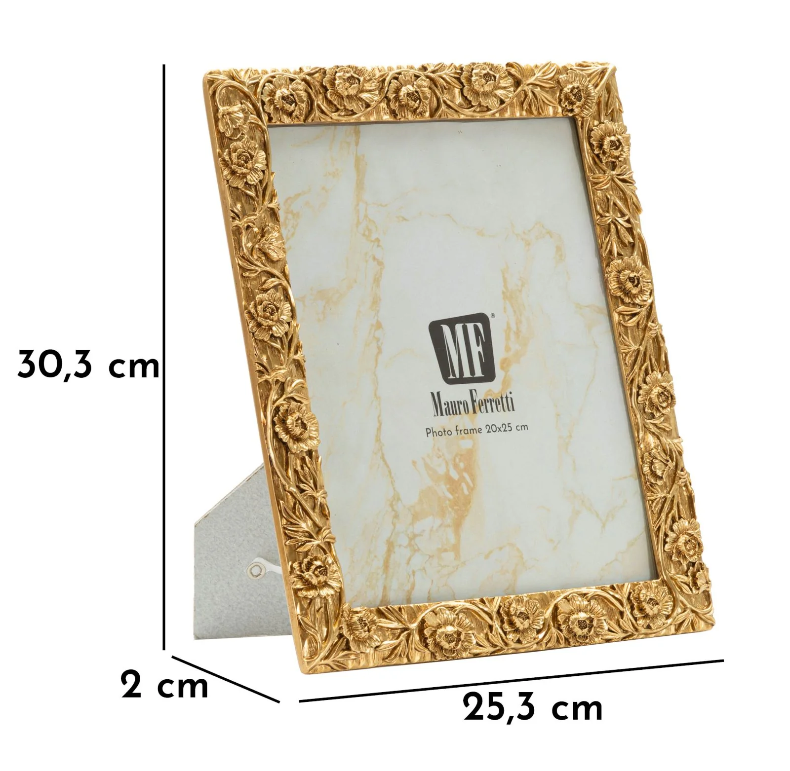 Cornice Poppy Cm 25,3X2X30,3 Misura Interna Cm 20X25 Elegante - Image 6