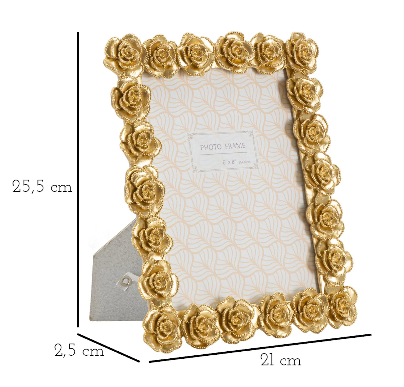 Cornice Elegante Rossan 21x2,5x25,5 cm (Interno 15x20 cm) - Image 4