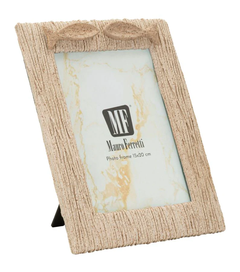 Cornice Sinuosa Colore Sand Polyresina Misura 21x2,8x26,5 Interna 15x20 Stile Classico Contemporaneo