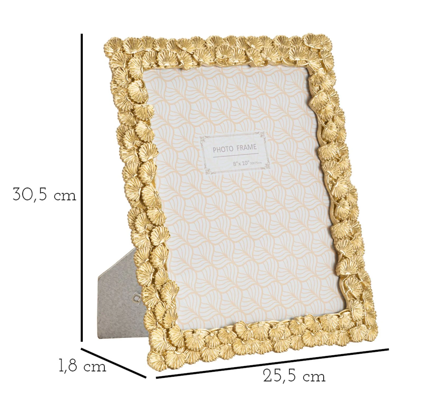 Cornice Tame Elegante 25,5x1,8x30,5 cm (Interna 20x25 cm) - Image 6