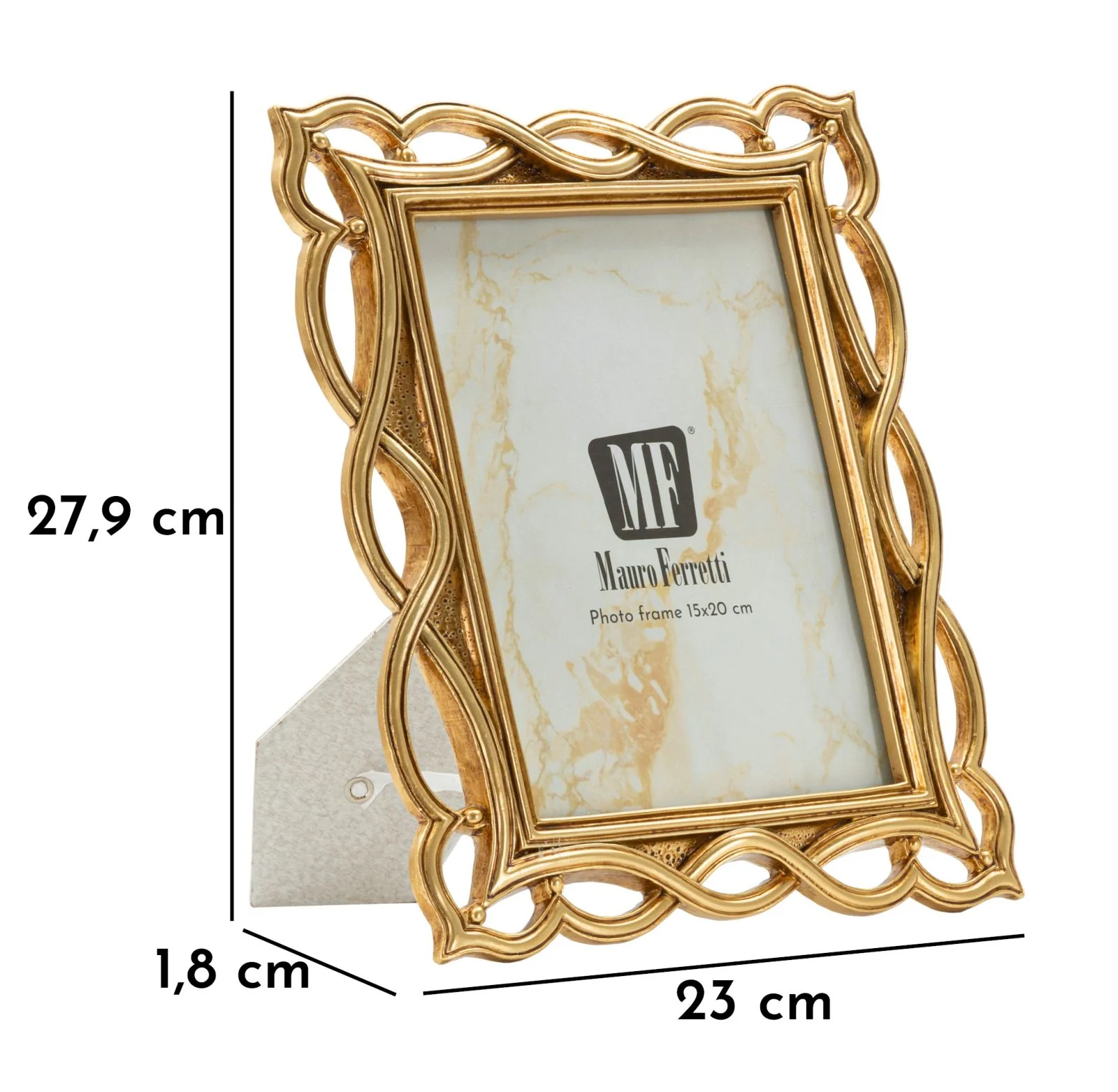 Cornice Wave Cm 23X1,8X27,9 Misura Interna Cm 15X20 Elegante - Image 6