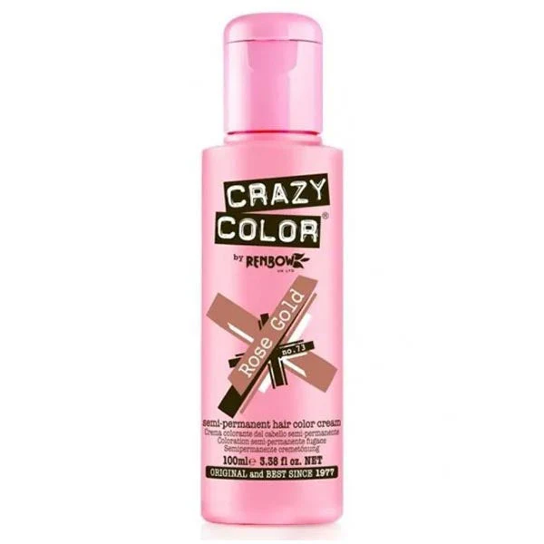 CRAZY COLOR SEMI-PERMANENT HAIR COLOR CREAM ROSE GOLD 73