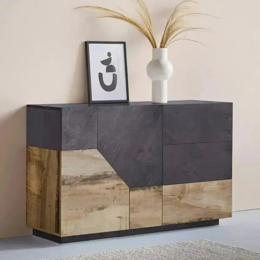 Credenza Alien Sideboard 140 - Antracite/Oak - Dimensioni: 140,9cm x 43cm x 86cm - Image 3