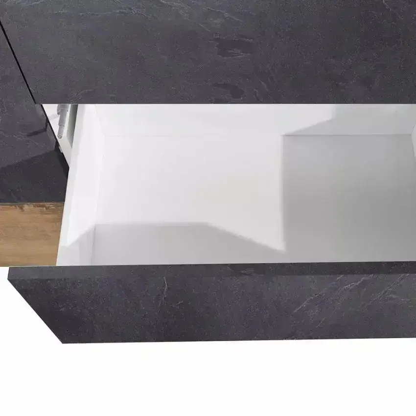 Credenza Alien Sideboard 140 - Antracite/Oak - Dimensioni: 140,9cm x 43cm x 86cm - Image 7