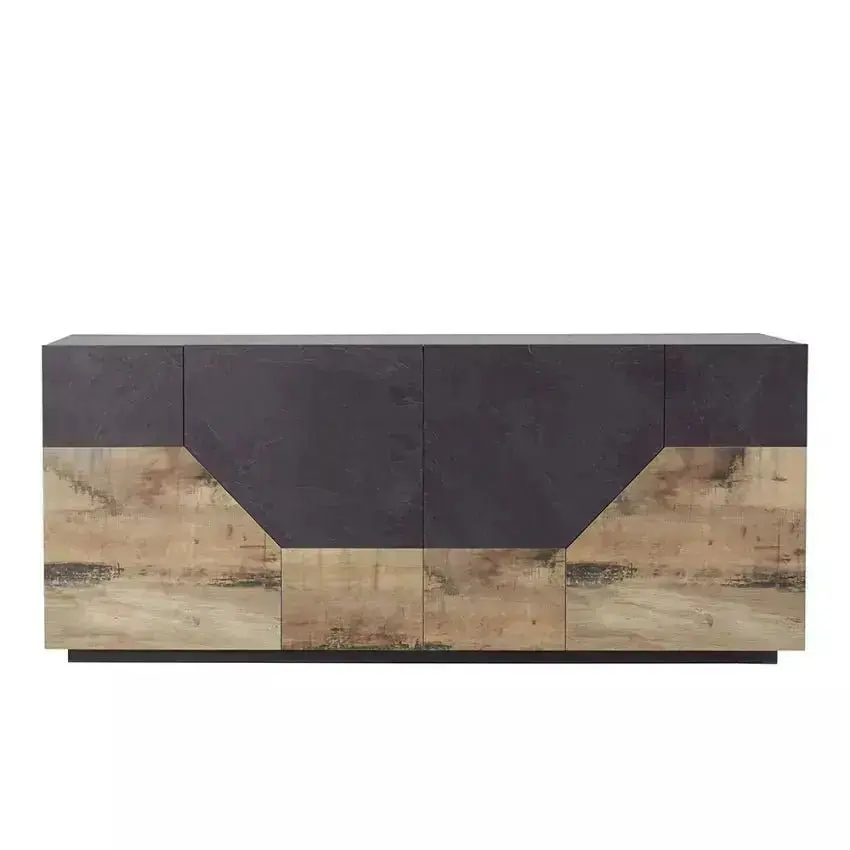 Credenza Alien Sideboard in Legno di Pero e Ardesia - Dimensioni 200 x 43 x 86 cm - Image 4