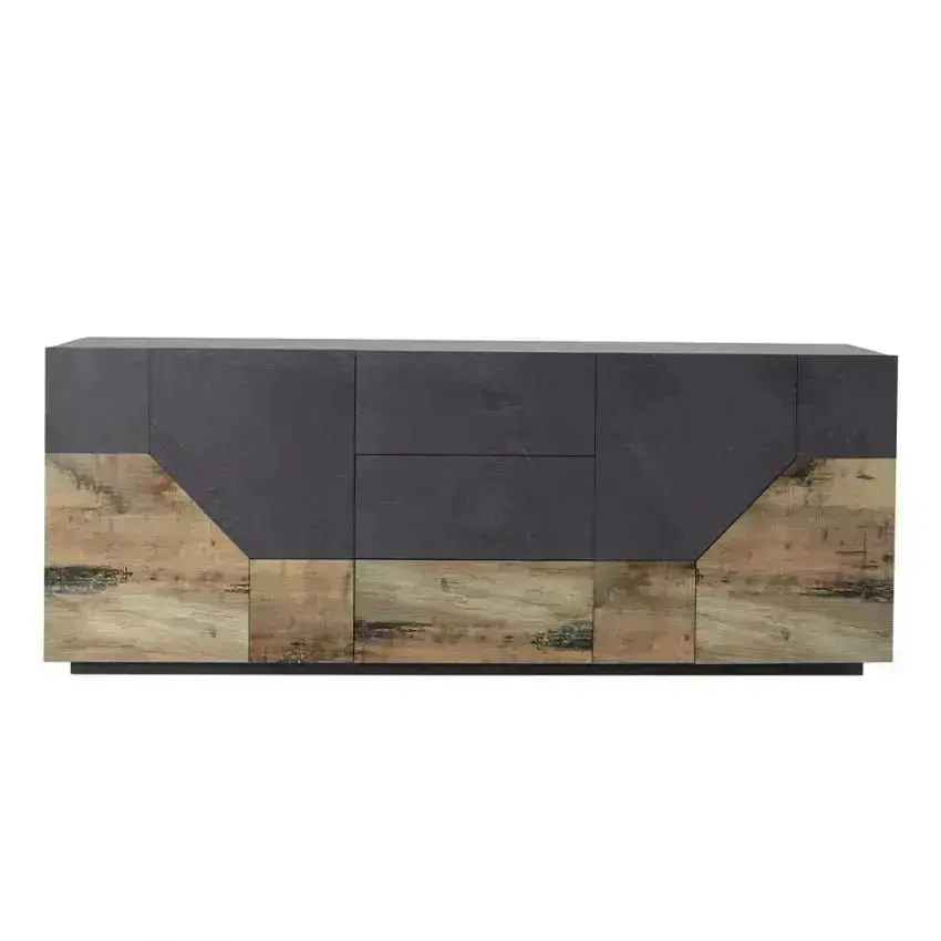 Credenza Alien Sideboard in Legno di Pero e Ardesia - 220 x 43 x 86 cm - Image 3