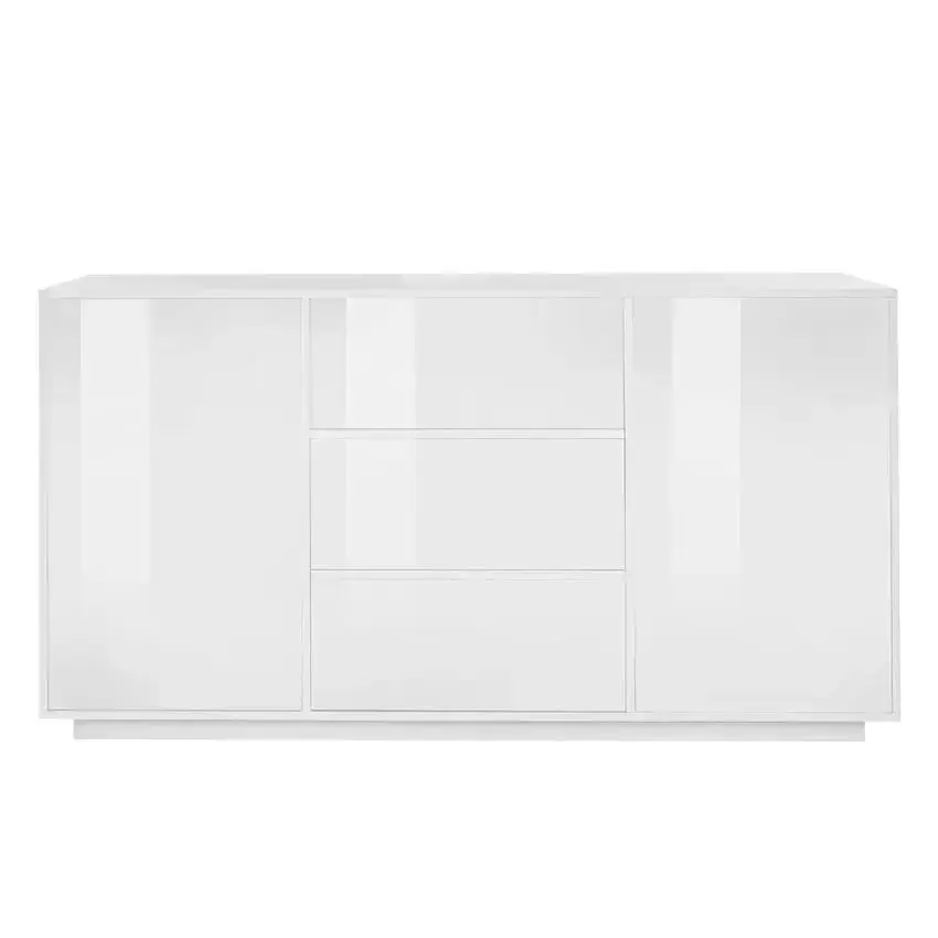 Credenza Bloom Sideboard Bianco Laccato 160 x 41,4 x 86 cm - Image 4