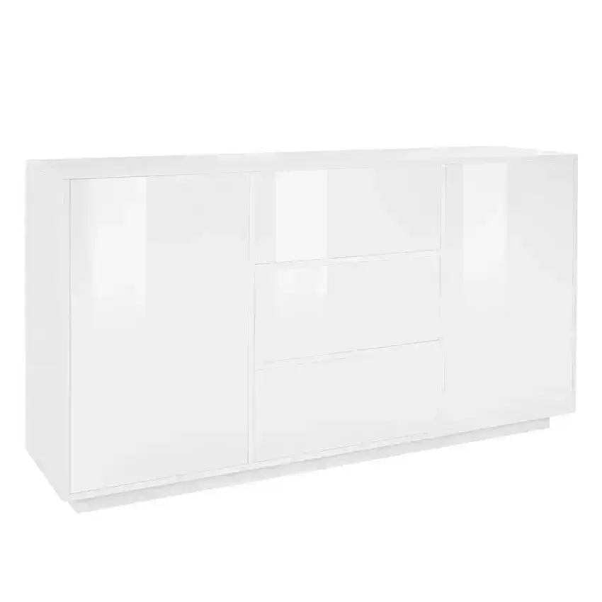 Credenza Bloom Sideboard Bianco Laccato 160 x 41,4 x 86 cm - Image 5