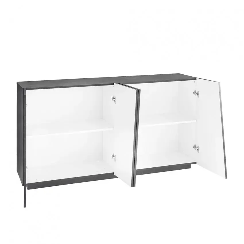 Credenza Moderna VEGA con 4 ante battenti da 160 in ardesia - Image 3