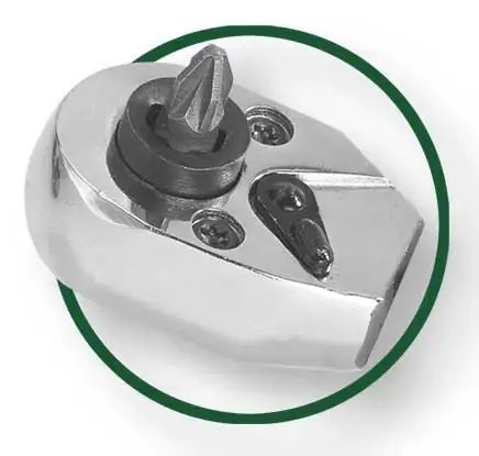 Cricchetto Reversibile 1/4" Corto con Impugnatura – 72 Denti Jadver - Image 3