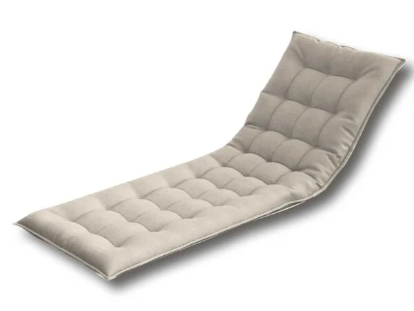 Cuscino per Lettino 186x62 cm - Cotone Trapuntato, Natural