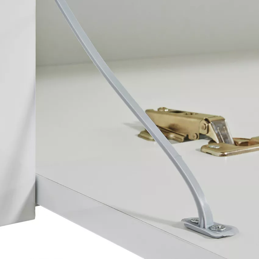 Mobile Porta TV Daiquiri – Bianco Lucido, 150 cm, Made in Italy - Image 3