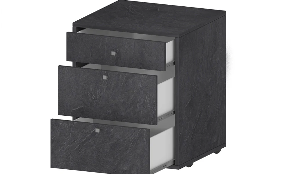 Cassettiera con Ruote DALIA – 47x45x61,2 cm, Colore Report, 3 Cassetti - Image 2