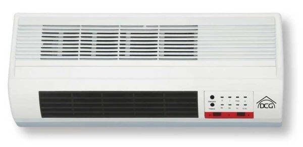 Termoconvettore Ceramico da Parete 2000W con Timer e Telecomando