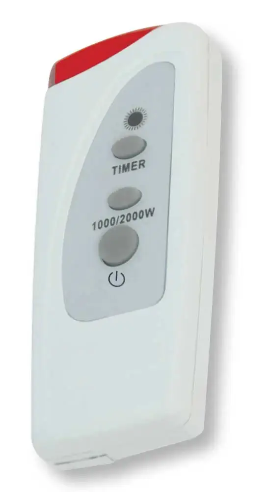 Termoconvettore Ceramico da Parete 2000W con Timer e Telecomando - Image 2