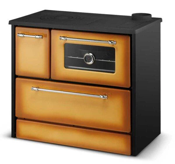 Cucina a Legna Beatrice 9kW – Acciaio/Ghisa, Classe A, Crema