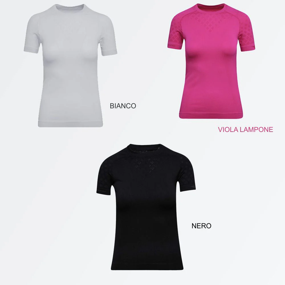 Diadora Hidden Power Maglia Termica Manica Corta Donna 173435