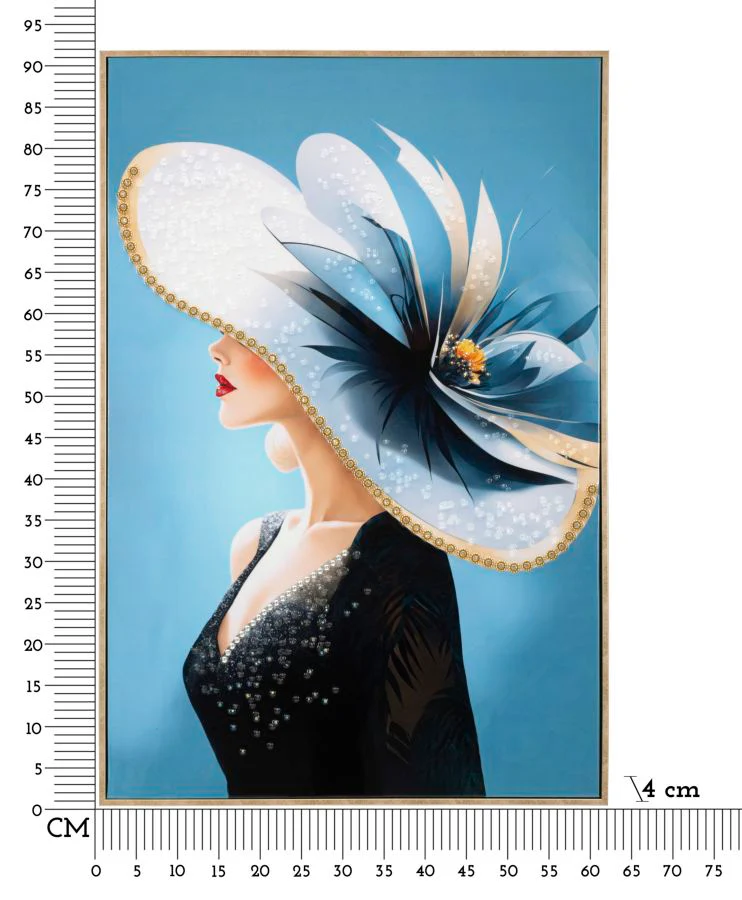Dipinto Su Tela Laccato Dori C/Cornice -B- Eleganza 62x4x92 - Image 7