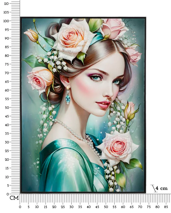 Dipinto Su Tela Laccato Fantasy C/Cornice A 72X4X102 - Image 7