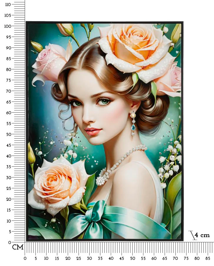 Dipinto Su Tela Laccato Fantasy C/Cornice B 72X4X102 - Image 7