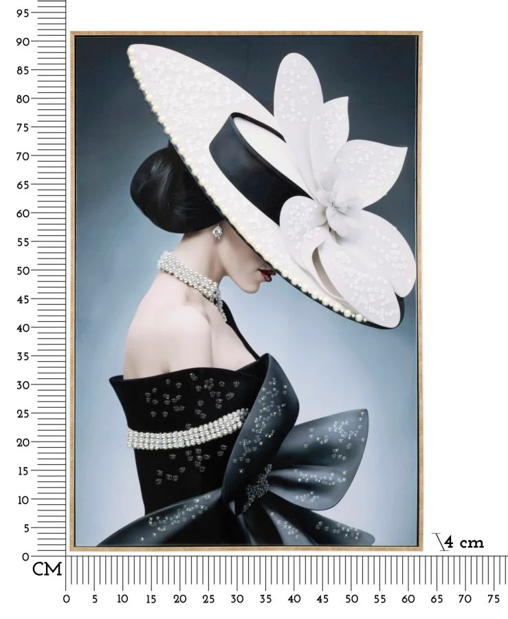 Dipinto Su Tela Laccato Marty C/Cornice A CM 62X4X92 - Image 7