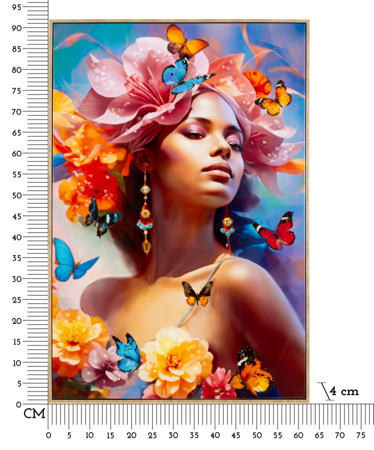 Dipinto Su Tela Laccato Marty C/Cornice B Cm 62X4X92 - Image 7