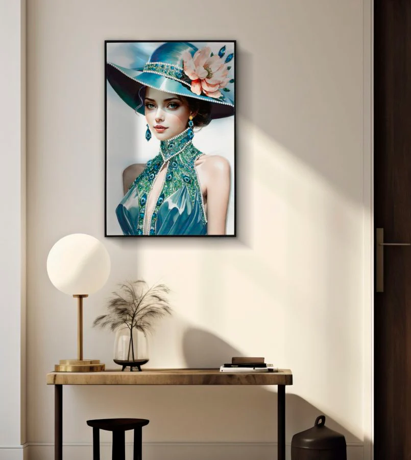 Dipinto Su Tela Laccato Pam C/Cornice -B- 62X4X92 Cm Elegante - Image 6