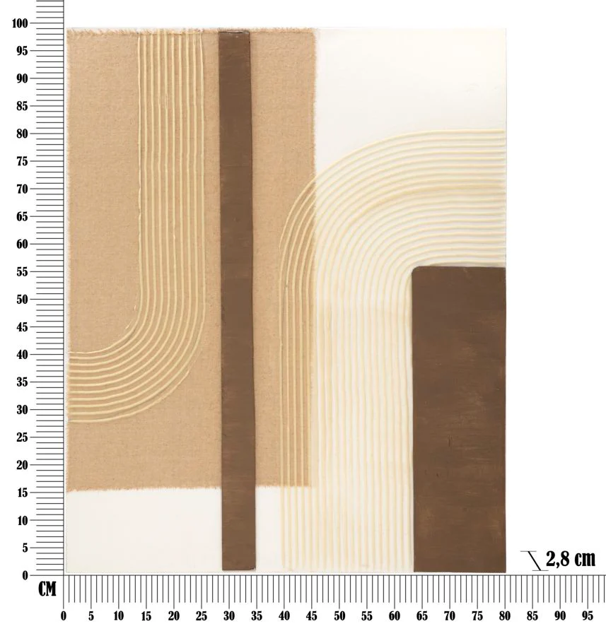 Dipinto su tela Lofty - Eleganza Moderna 80x2,8x100 cm - Image 6