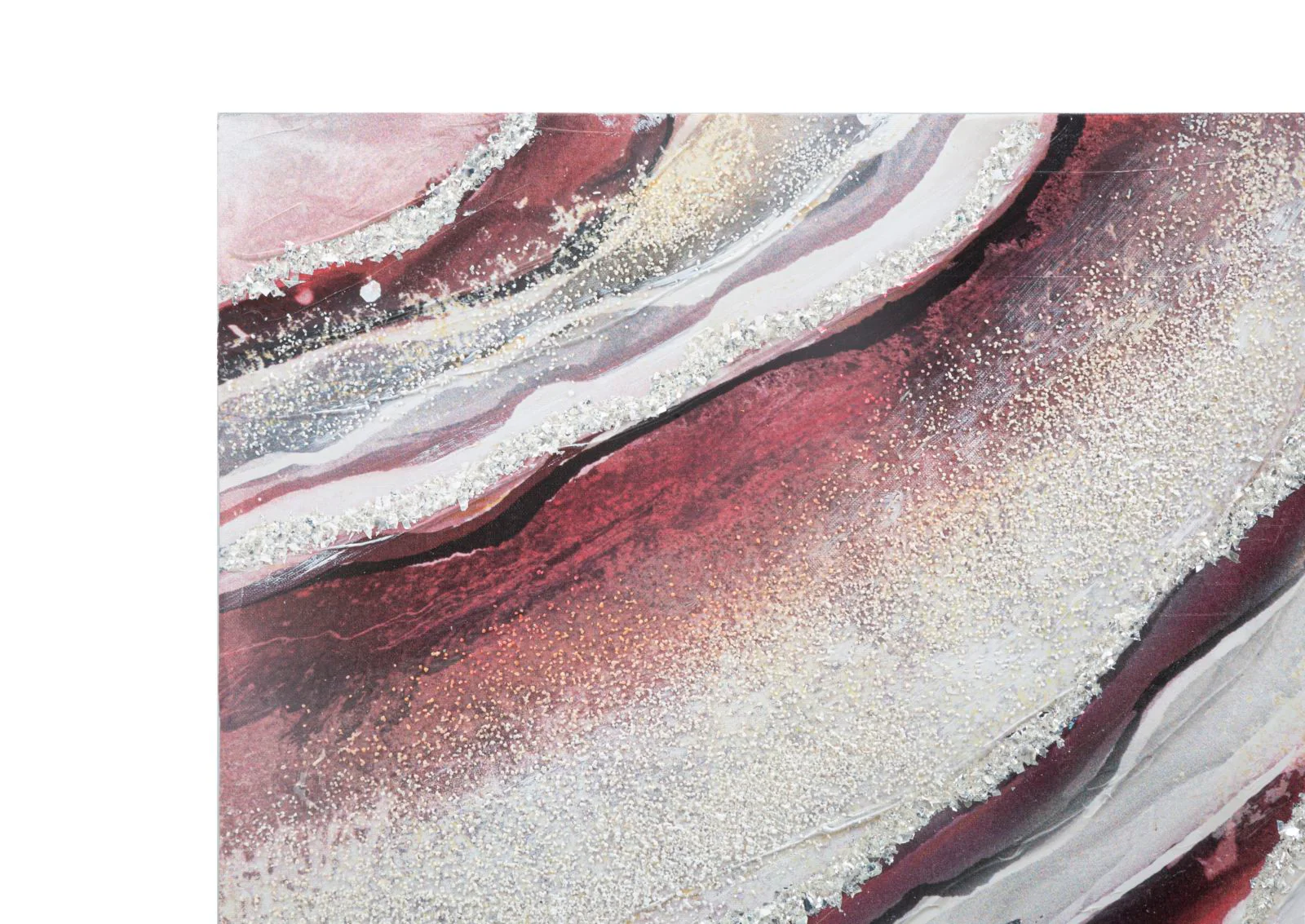 Opera d'Arte Astratta su Tela Redy 80x2,8x80 cm - Image 2