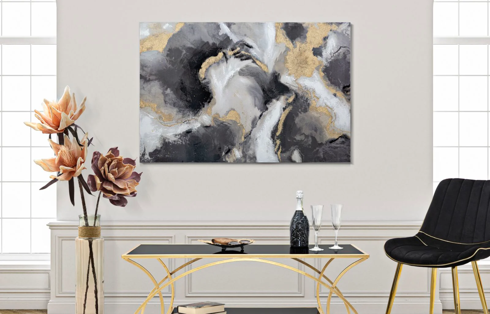 Opera d'Arte Astratta Richy cm 120x3,8x80 - Image 5