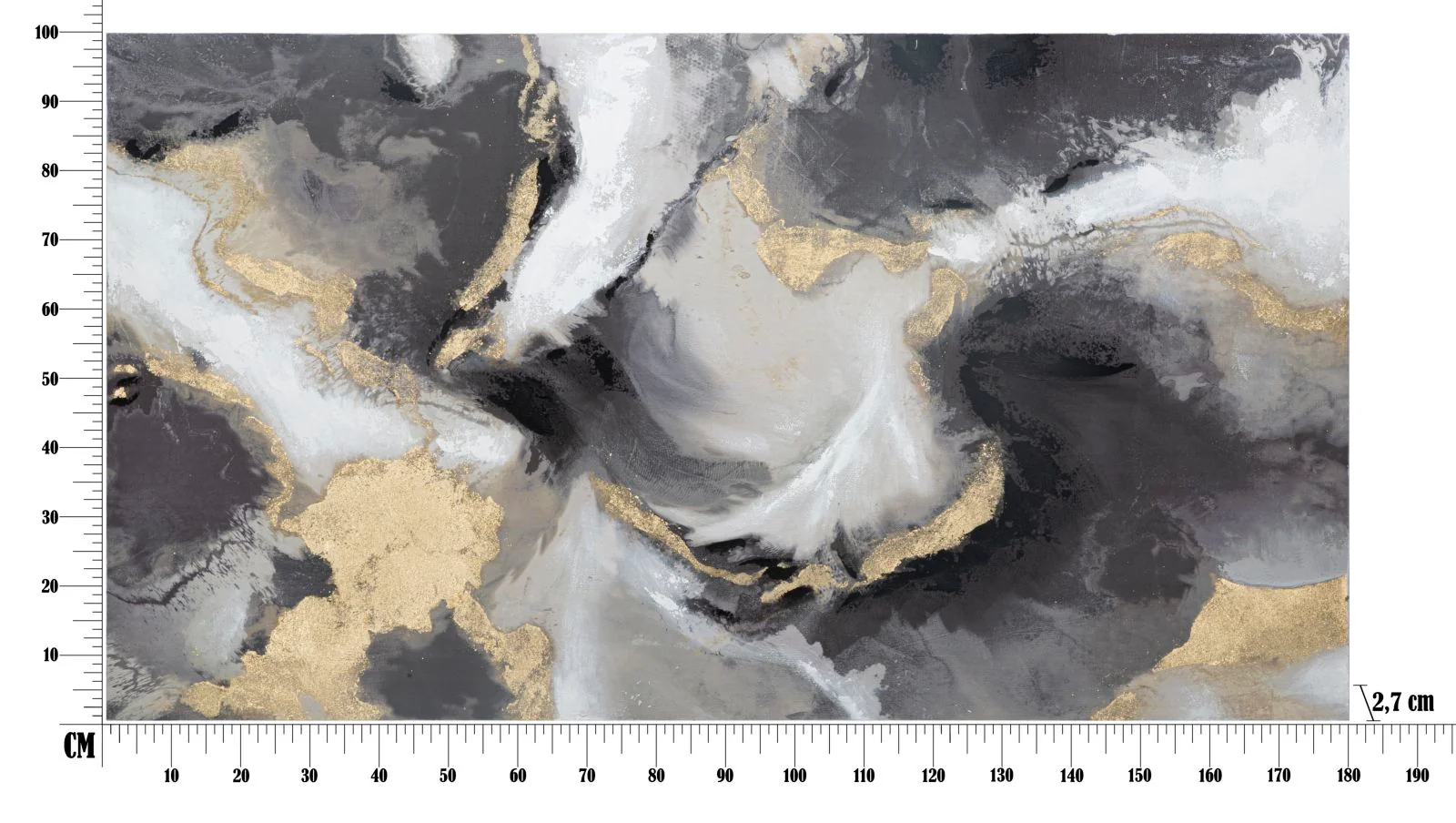 Dipinto Moderno Richy 180x3,8x100 cm - Image 6