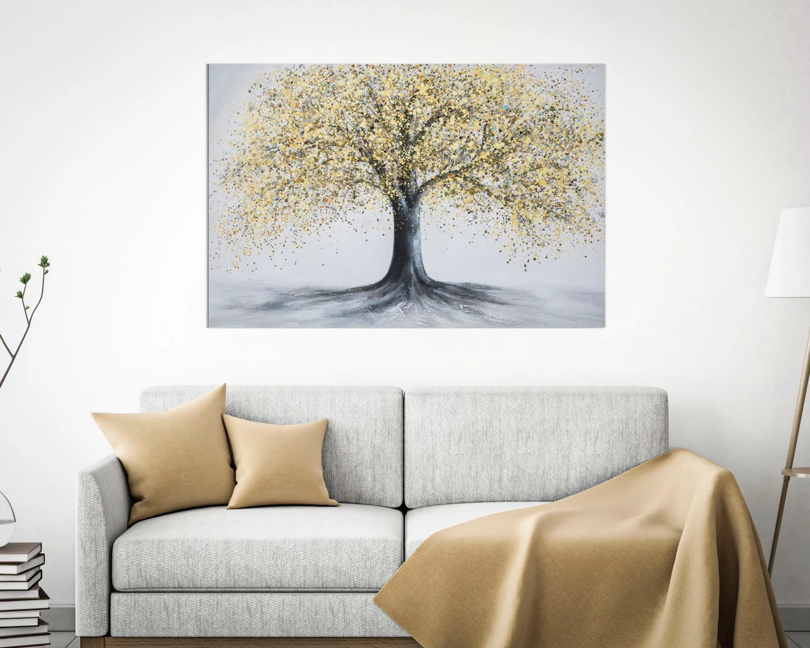 Dipinto su Tela "Albero Sereno" 120x3,8x80 cm - Image 2