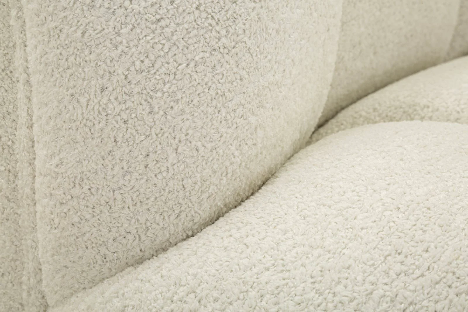 Divanetto Ball Bianco In Plywood Con Spugna E Poliestere 145x80x69 Cm Design Scultoreo Glamour - Image 7