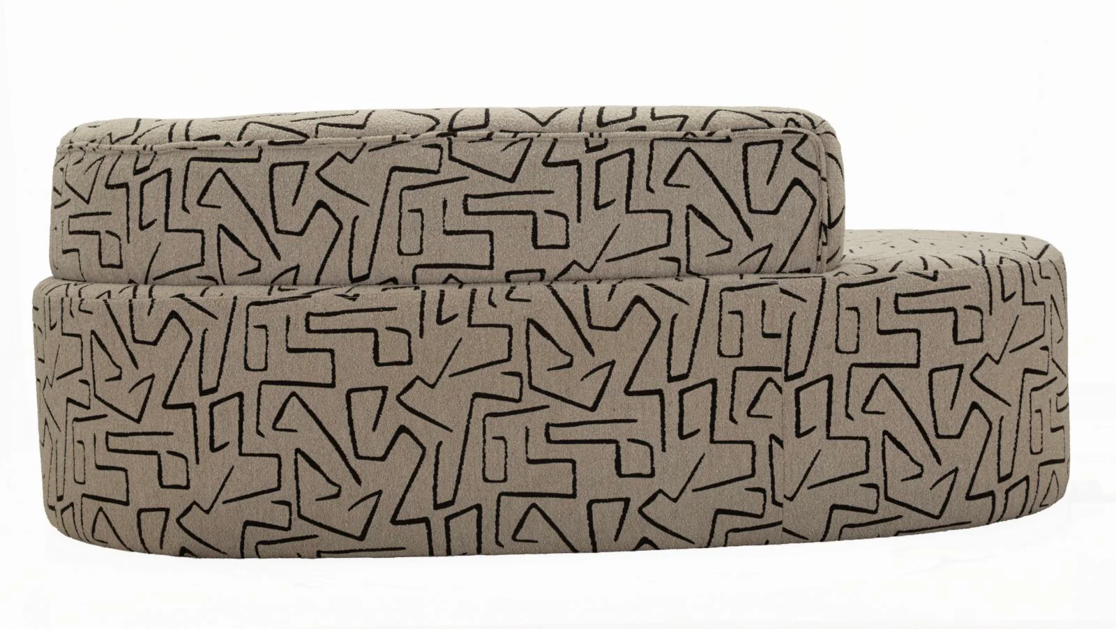 Divanetto Nairobi Cm 176 X 91,5 X 69 In Legno Compensato Spugna E Poliestere Per Salotto Moderno - Image 4